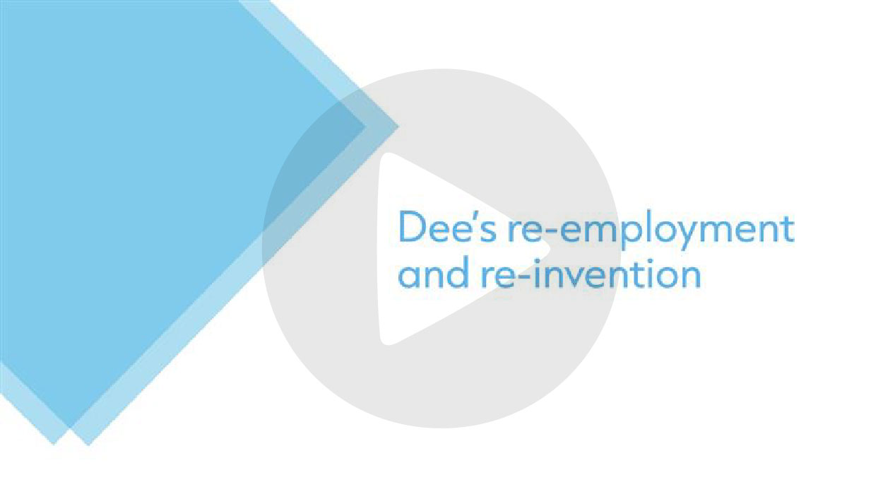 A video thumbnail that introduces Dee's Story.